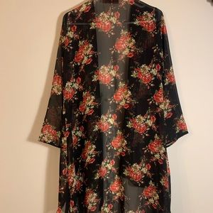 Floral kimono/blouse
